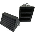 thumbnail image 1 of MRY 2 Pack Wheel Chocks Rubber Heavy Duty Black with Eyebolt, 9" L x 7.1" W x 5.5" H, for Cars, RVs, Trucks, Trailers, Anti-Slip Design Tire Chock for All Weather Use, 1 of 5