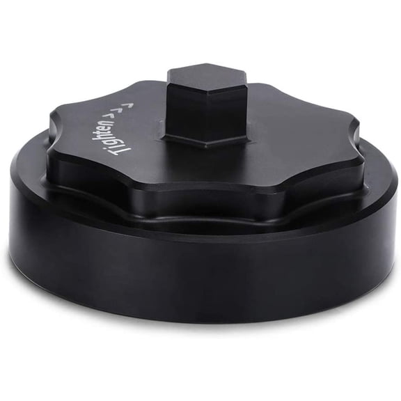 MRY Aluminum Fuel Filter Housing Cover Cap for 2010+ Dodge Ram 6.7L Cummins, Black