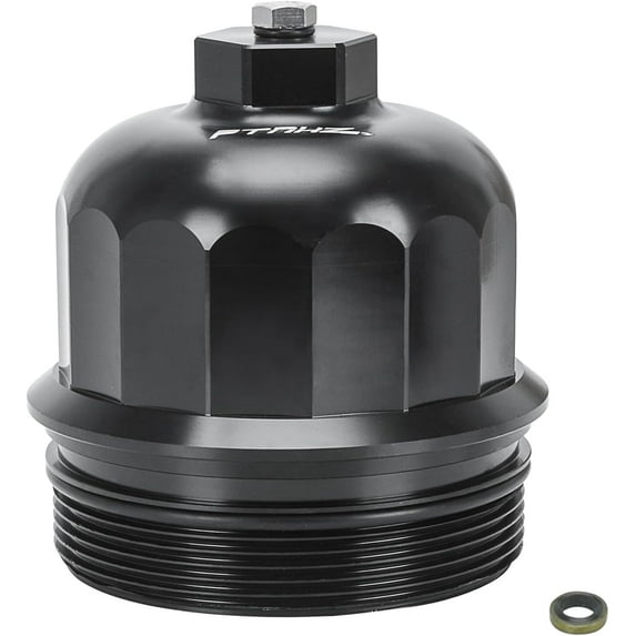 MRY Billet Aluminum Fuel Filter Housing Cap for GM Duramax 6.6L L5P 2017-2023, Black