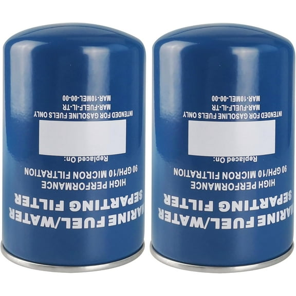 MRY MAR-10MEL-00-00 Water Separator Filter 10 Micron for Yamaha Outboard Motors, 2-Pack