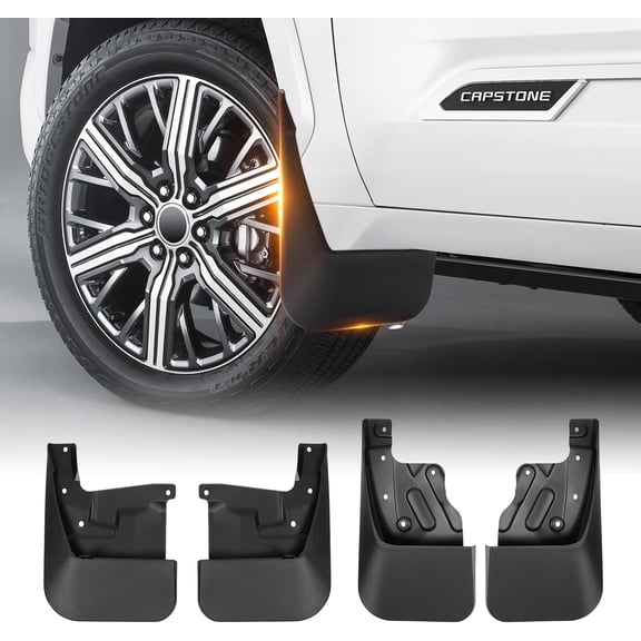MRY Mud Flaps for Toyota Tundra 2022-2026, Mudguards All-Weather Splash Guards 4PCS No-Drill Front & Rear Tundra Mudflaps Set, Not Fits SR Models