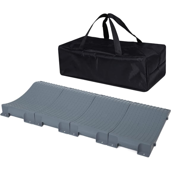 MRY Tire Saver Ramps Anti-Slip Pads 4 Pack Design, Car Tire Wheel Ramps for Flat Spot and Flat Tire Prevention, with Storage Carrying Bag, Easy to Store