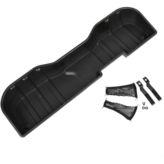 MRY Underseat Storage Box for 2007-2018 Silverado / 2007-2019 Sierra 1500 / 2500HD / 3500HD Crew Cab, Replacement for #23183674