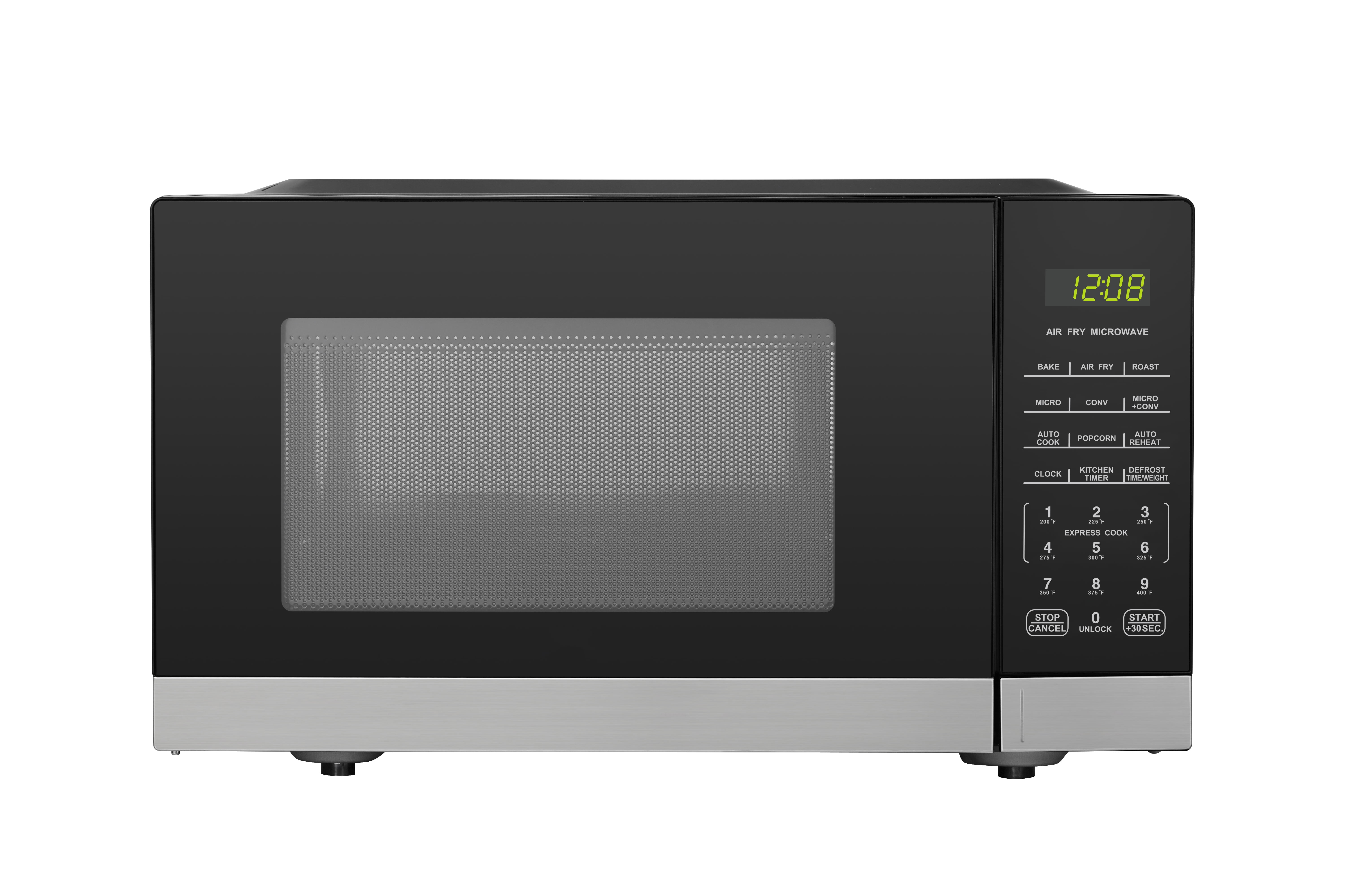 Mainstays 0.9 Cu Ft 3-in-1 Air Fry Convection Microwave Oven, 900 Watts