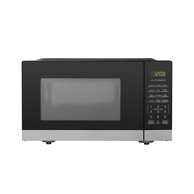 Mainstays 0.9 Cu Ft 3-in-1 Air Fry Convection Microwave Oven, 900 Watts