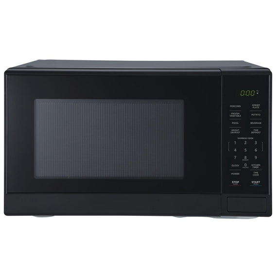 Mainstays 1.1 cu ft Microwave Oven in black