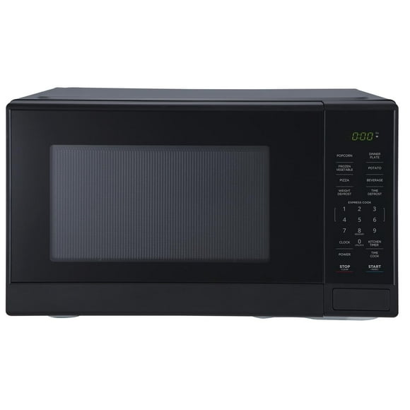 Mainstays 1.1 cu ft Microwave Oven in black