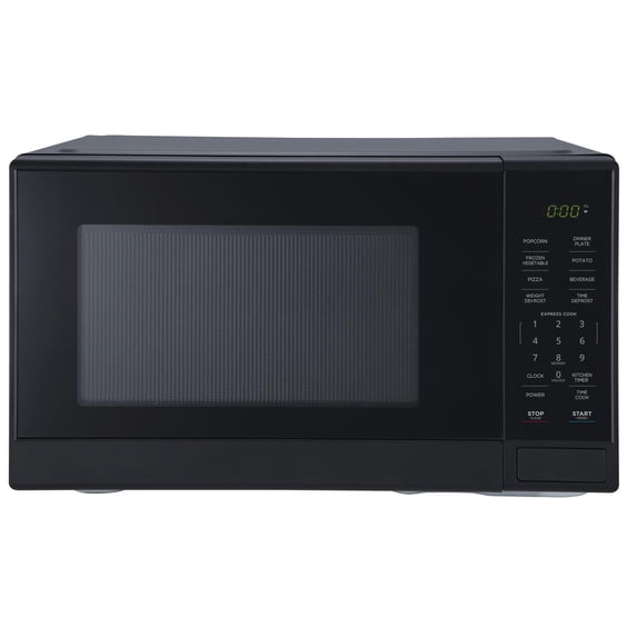 Mainstays 1.1 cu ft Microwave Oven in black