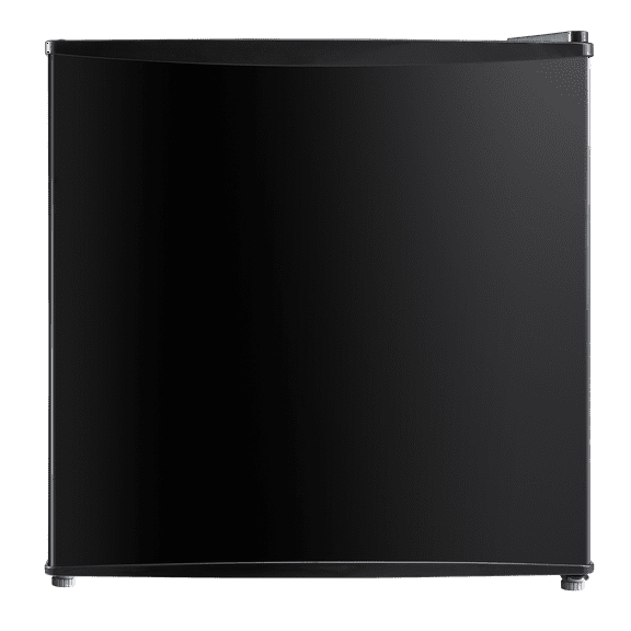 Mainstays 1.7 Cu. ft. Single Door Compact Refrigerator, Black, New