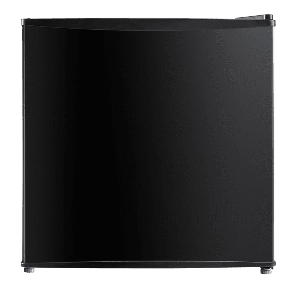 Mainstays 1.7 Cu Ft Compact Mini Refrigerator, Black, Single Door Small Fridge for Dorm Room, Bedroom & Office