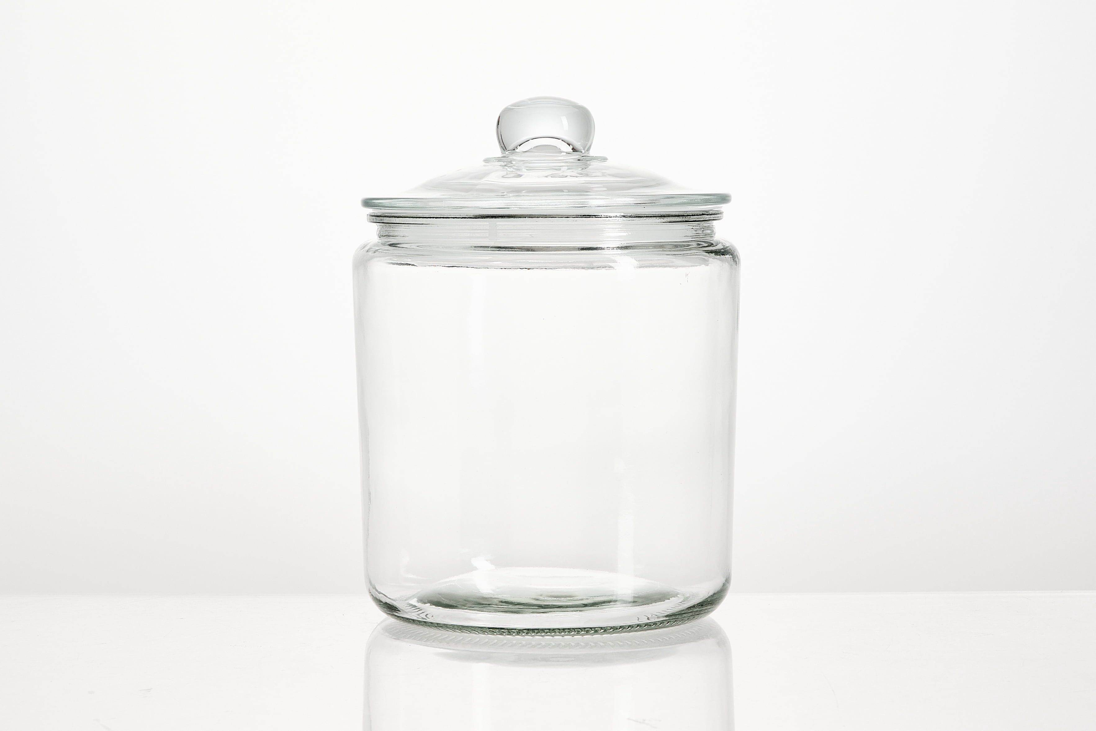 Mainstays Glass Cookie Jar Canister with Lid, 1 Gallon
