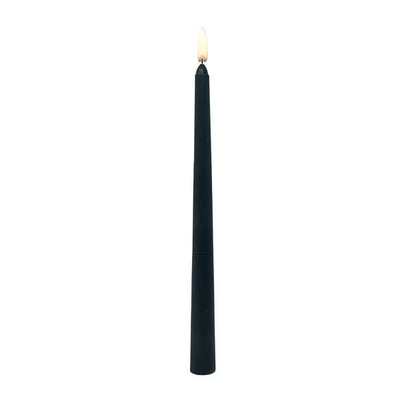 Mainstays Paraffin Wax 10" Taper Candle, Unscented, Black