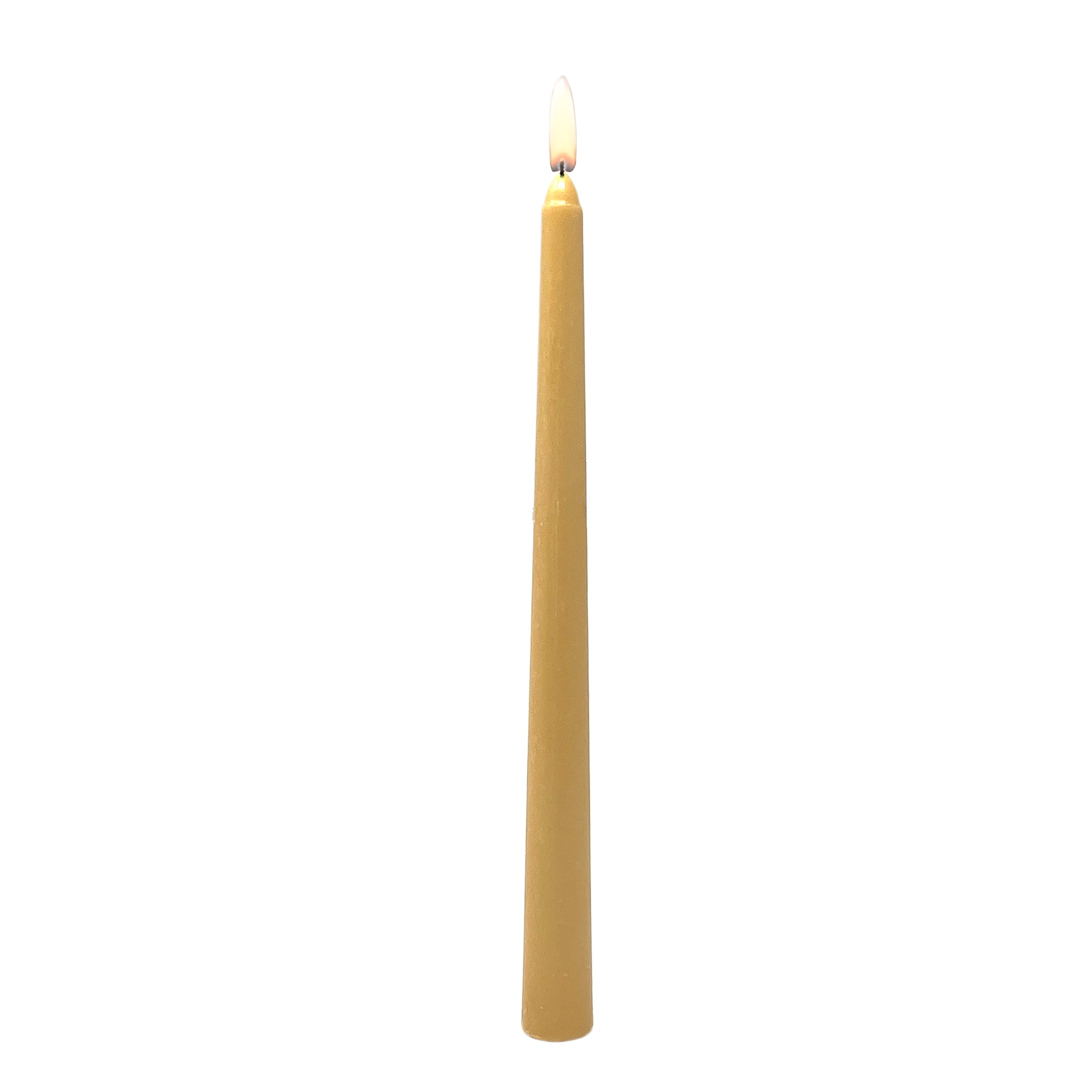 Mainstays Paraffin Wax 10" Taper Candle, Unscented, Orange