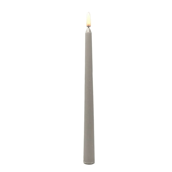 Mainstays Paraffin Wax 10" Taper Candle, Unscented, Taupe