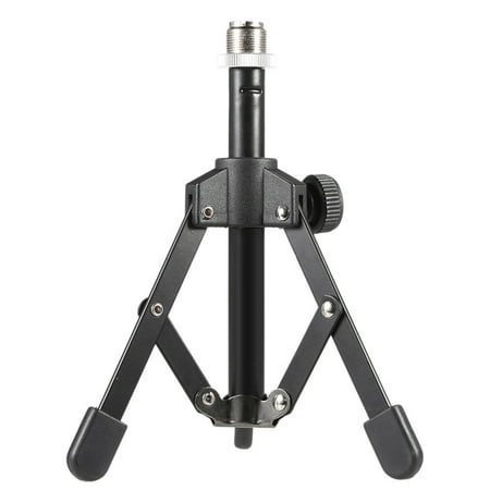 Carevas MS-12 Foldable Desktop Tabletop Tripod Microphone Mic Stand Holder
