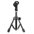 MS12 Mini Foldable Adjustable Desktop Tripod Microphone Stand with MC3
