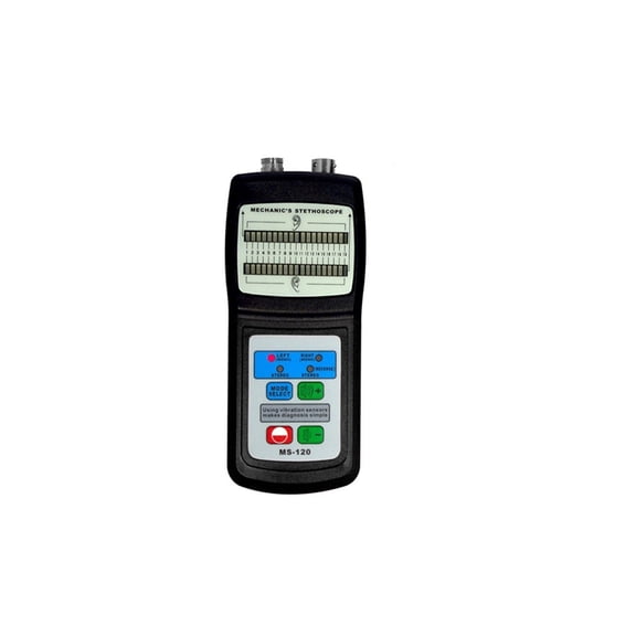 MS-120 Mechanical Failure Vibration Stethoscope Engine Mechanical Failure Tester Noise Meter Frequency Ran 10~10K Hz MS120 ,User Friendly