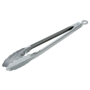Mainstays 12 Inch Stainless Steel Locking Cooking Tongs with Lock Function - Silver