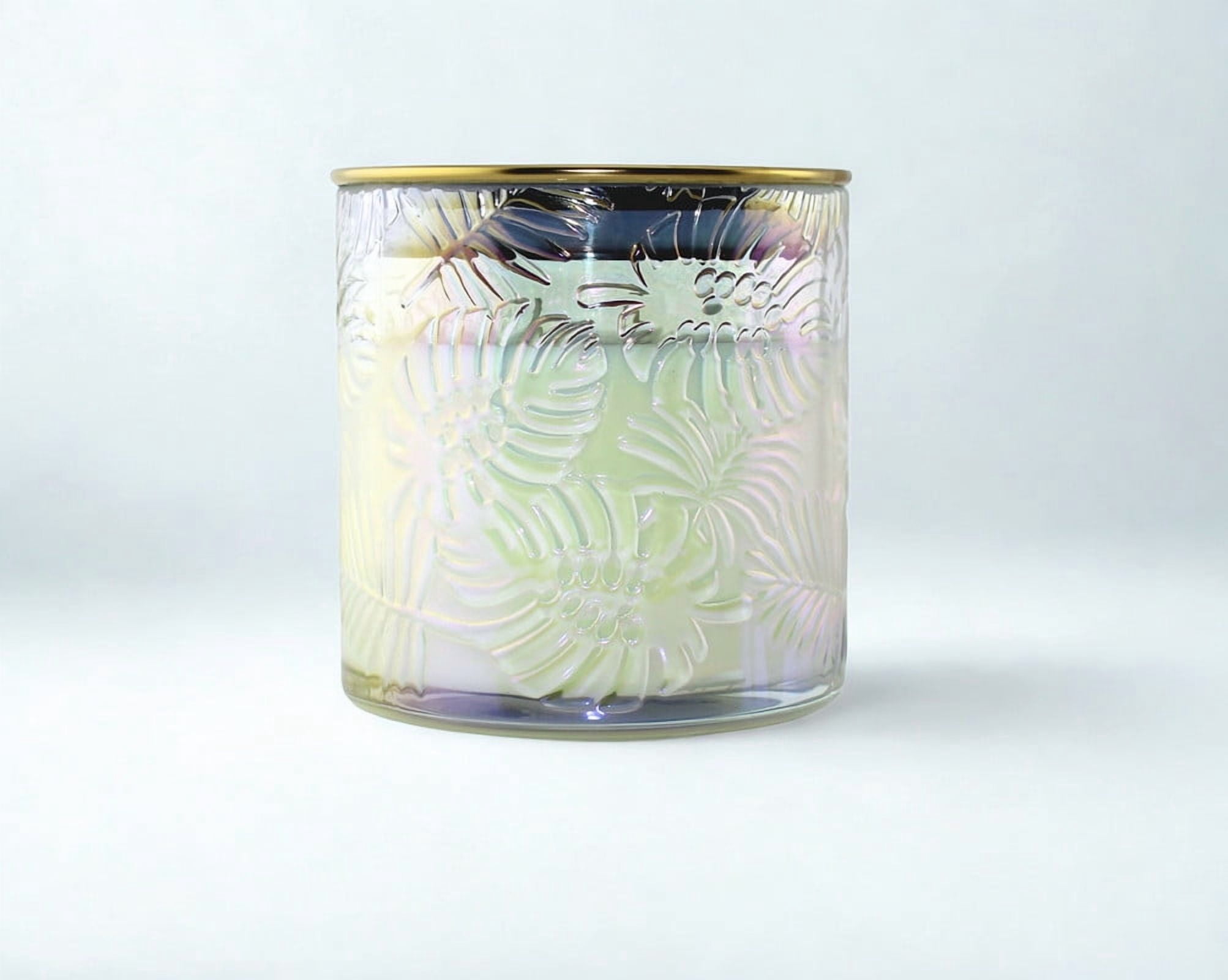 Mainstays 12 oz 2-Wick Peach Honey Scented Outdoor Citronella Candle