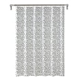 thumbnail image 1 of Mainstays Printed PEVA Shower Liner Set, 70 in x 72 in, 12 Metal Hooks, Black White Diamond, 1 of 11
