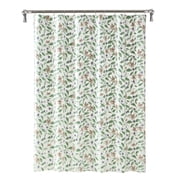 Mainstays Printed PEVA Shower Liner Set, 12 Metal Hooks 70"x72" - Hazy Purple Brush Floral