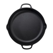 Mainstays Pre-Seasoned Cast Iron Skillet, 14 in, Black
