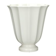 Mainstays Charlotte 16" x 16" x 17.5" Tall Round Vanilla Dream 100% Recycled Resin Planter Urn