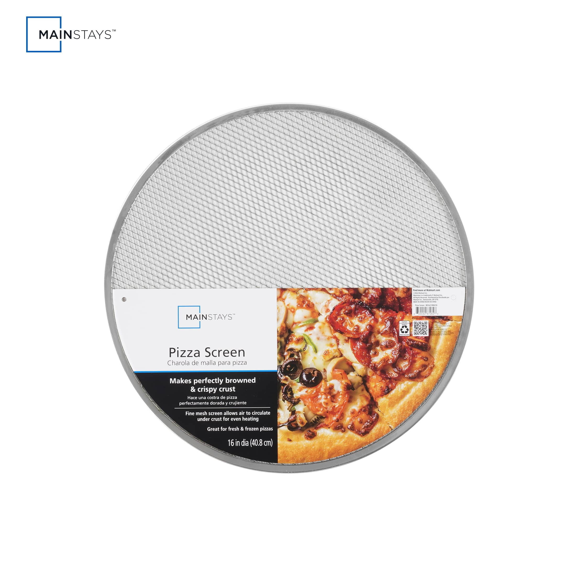 Mainstays Stainless Steel 16" Pizza Screen