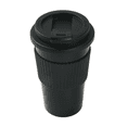 thumbnail image 1 of Mainstays 18oz Rich Black Plastic Travel Coffee Cup with Lid, 1 of 7