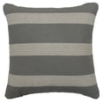 thumbnail image 1 of Mainstays Elegant Striped Decorative Pillow, 18" x 18" Decorative Pillow, Silver, 1 of 5