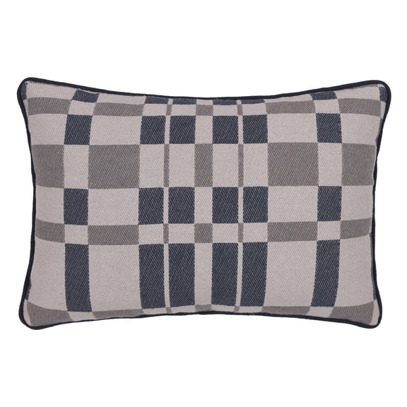 MAINSTAYS 14X20 GRID OBLONG GREYSTONE PILLOW