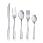 MS 20PC Elisa Cutlery Flatware Set - Service for 4, Silver Finish, 20 Piece