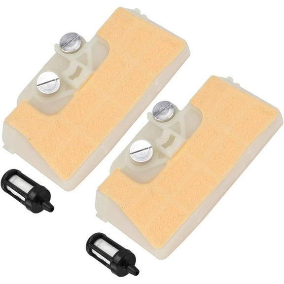 Air Filter Fit for STHIL 029 MS290 MS390 Chainsaw Replaces 1127-120-1621 Stens 605-679 with 0000 350 3500 Fuel Filter