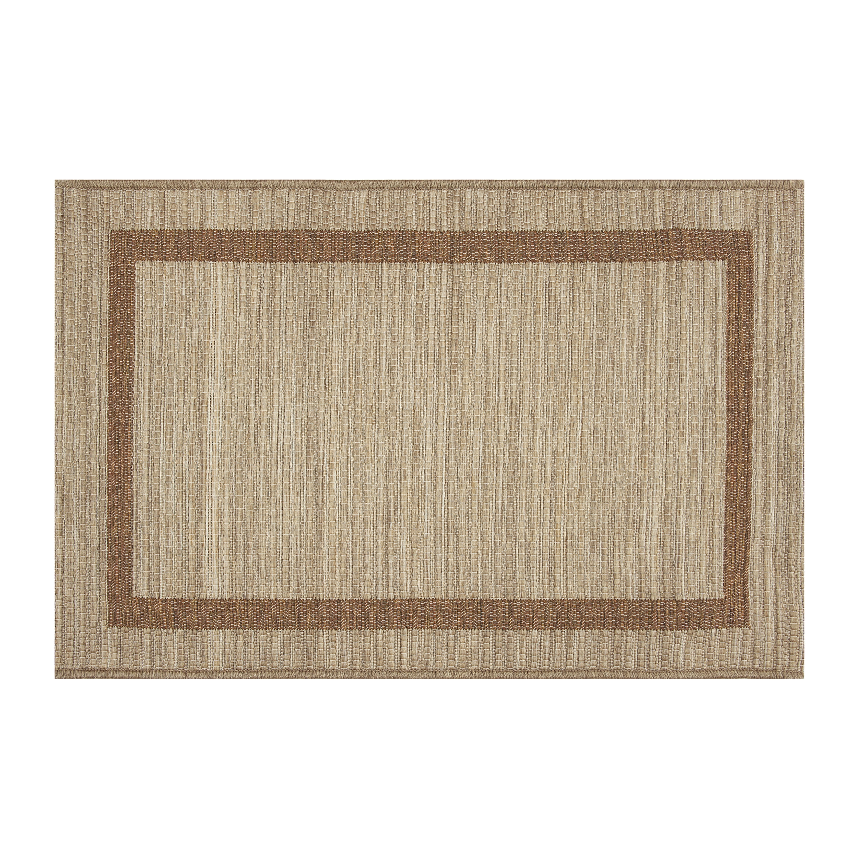 Mainstays 24" x 36" Neutral Border Outdoor Scatter Rug