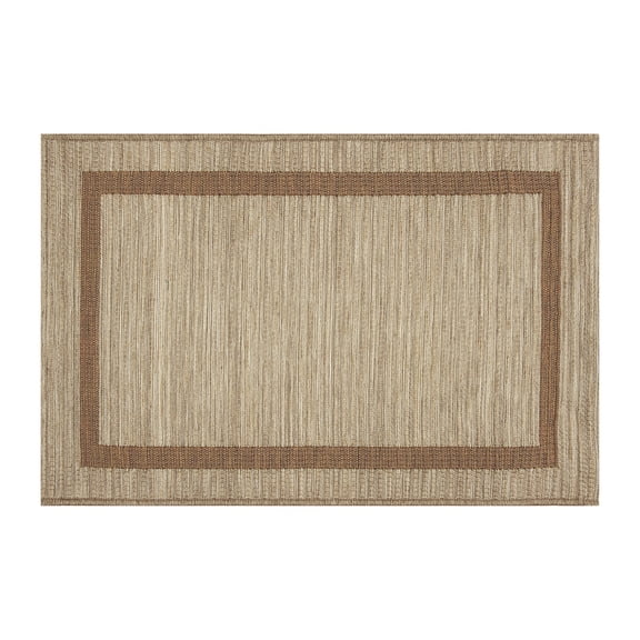 Mainstays 24" x 36" Neutral Border Outdoor Scatter Rug