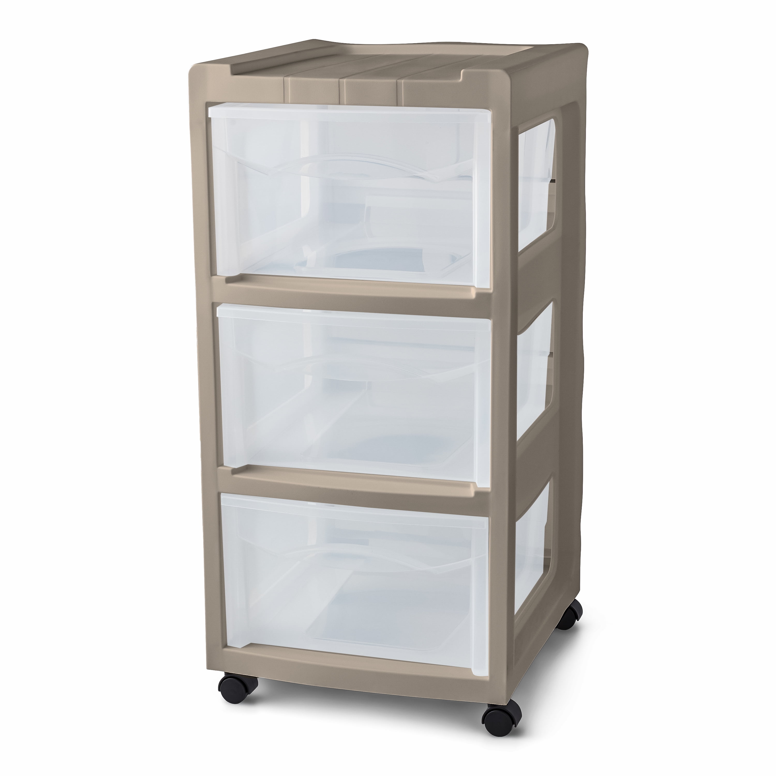 MS 3 Drawer Medium Cart, Washed Stone - Walmart.com