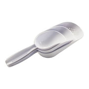 Mainstays 3-Piece Plastic Scoop Set, White