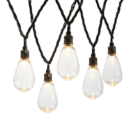 Mainstays 30-Count Color-Changing LED Edison Outdoor String Lights with 4 Lighting Functions