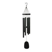 Mainstays Black Metal Weather-Resistant Outdoor Wind Chime