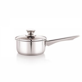 Mainstays 3 qt Stainless Steel Saucepan with Straining Lid