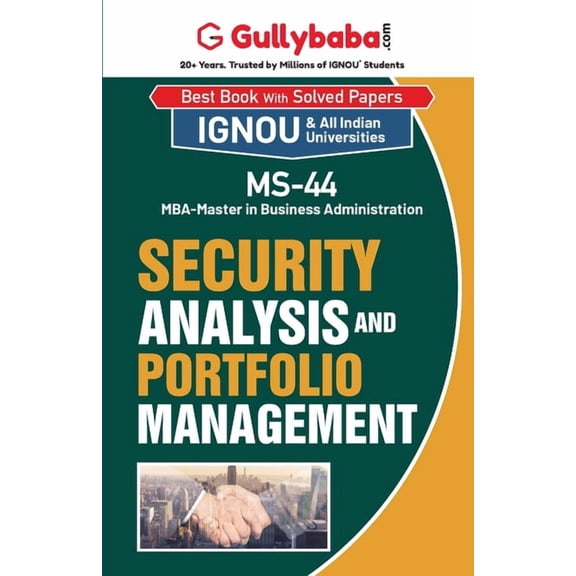 MS-44 Security Analysis and Portfolio Management, (Paperback)
