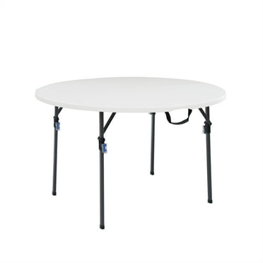 Mainstays 31" Round High-Top Folding Table, Walnut - Walmart.com