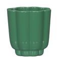 thumbnail image 1 of Mainstays Arlo 4" x 4" x 4" Round Green Lily 100% Recycled Resin Planter, 1 of 10