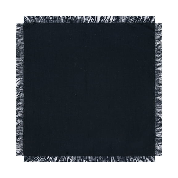 Mainstays 4 Pack Solid Black Napkin Set - 18" x 18" - 100% Cotton