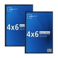 thumbnail image 1 of Mainstays 4 x 6 Black Front-Loading Picture Frame Set, Wall or Tabletop, Set of 2, 1 of 6