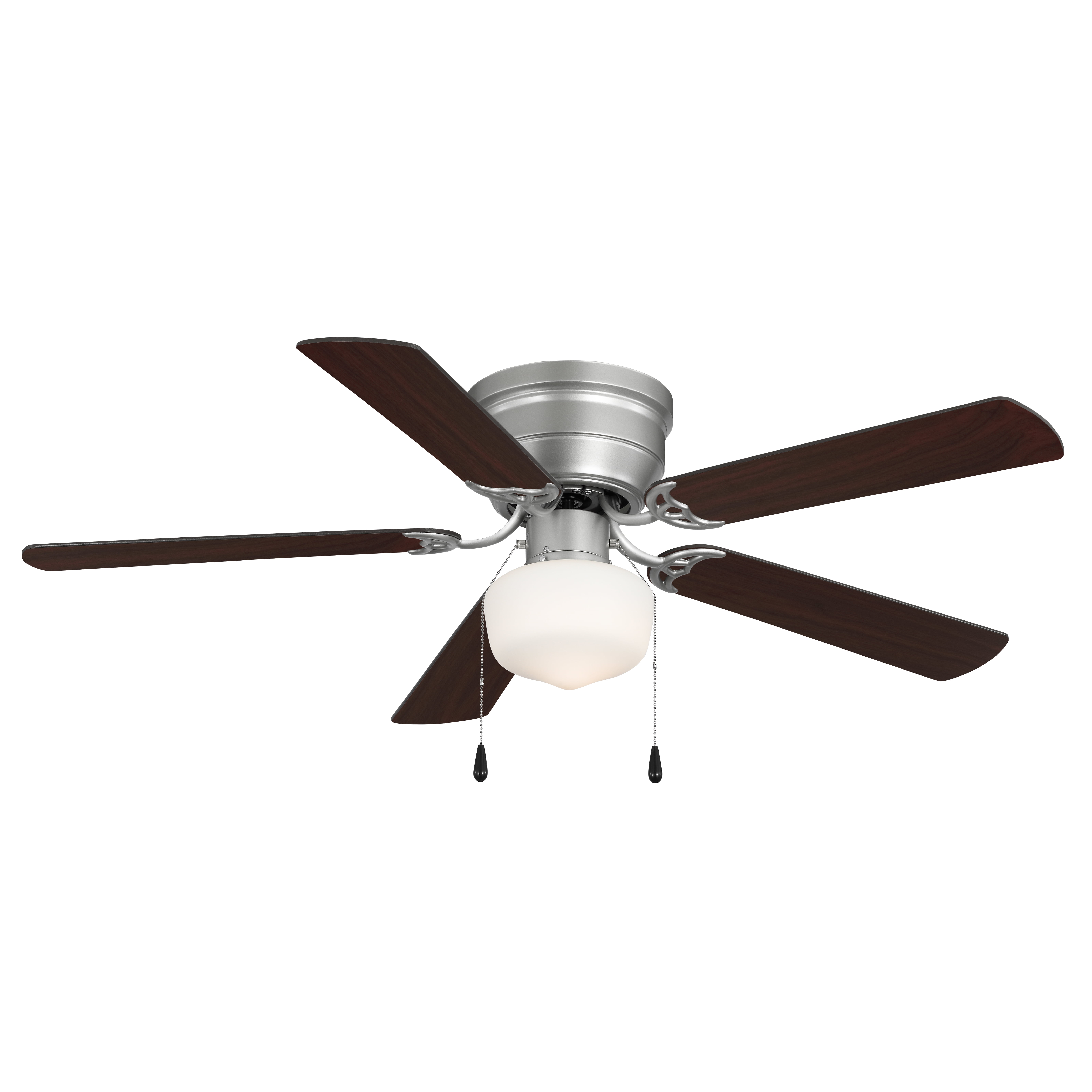 Mainstays 52 Inch Indoor Ceiling Fan Satin Nickel Finish