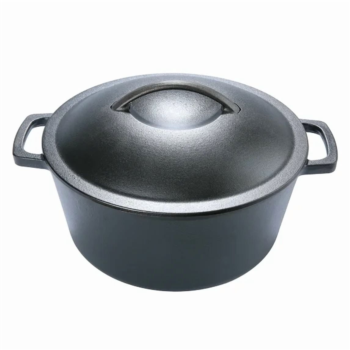 Mainstays 5 Quart Pre-Seasoned Cast Iron Dutch Oven Black