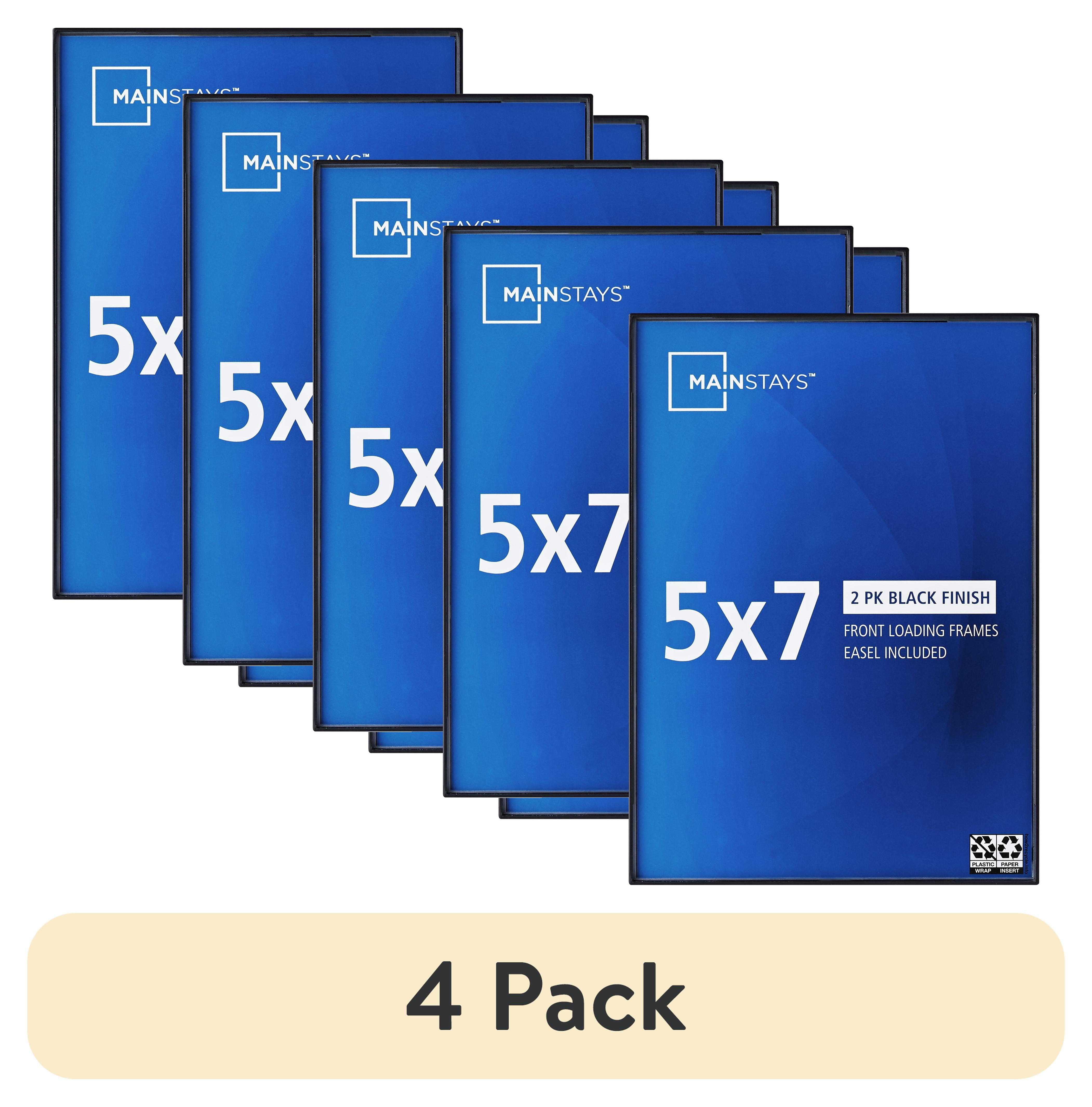 4-pack-ms-5x7-2pk-front-loading-tabletop-wall-picture-frame-black