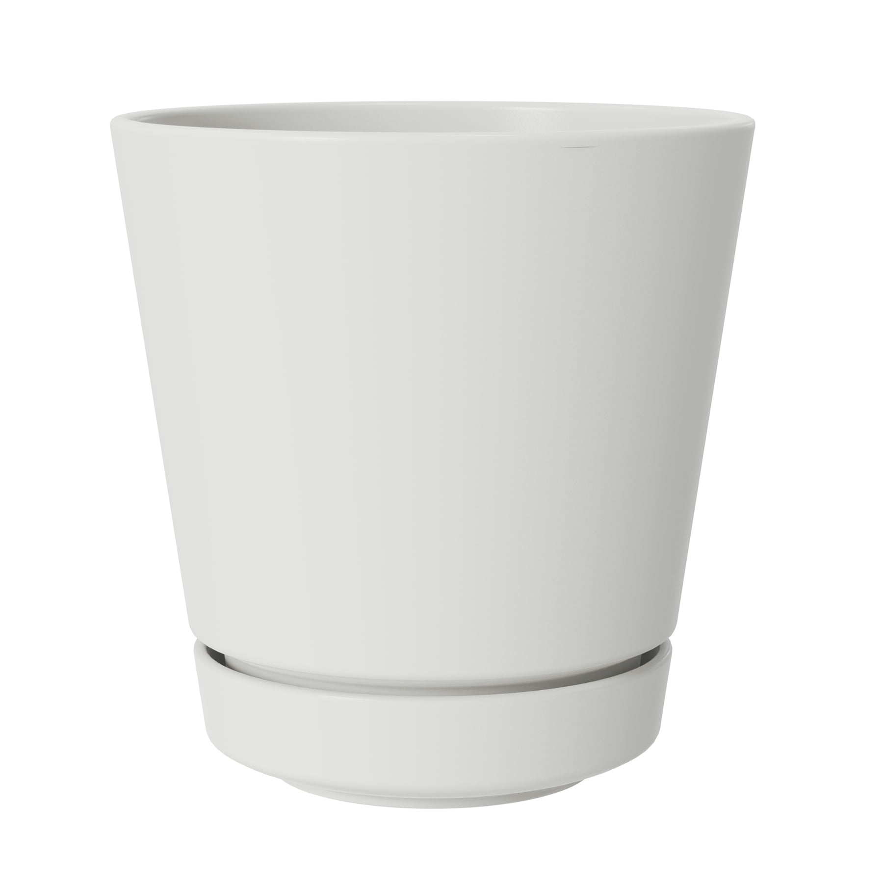 Mainstays Core 5.9 in x 5.9 in x 6.1 in Round Vanilla Dream Plastic Planter