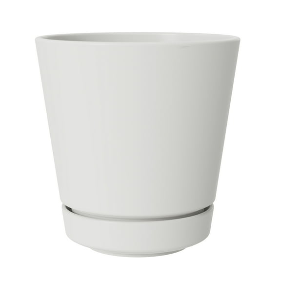 Mainstays Core 5.9" x 5.9" x 6.1" Round Vanilla Dream Plastic Planter